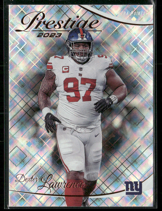 Dexter Lawrence 2023 Panini Prestige Xtra Points Diamond #219 New York Giants