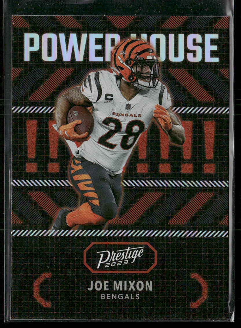 Joe Mixon 2023 Panini Prestige Power House #PH-5 Cincinnati Bengals