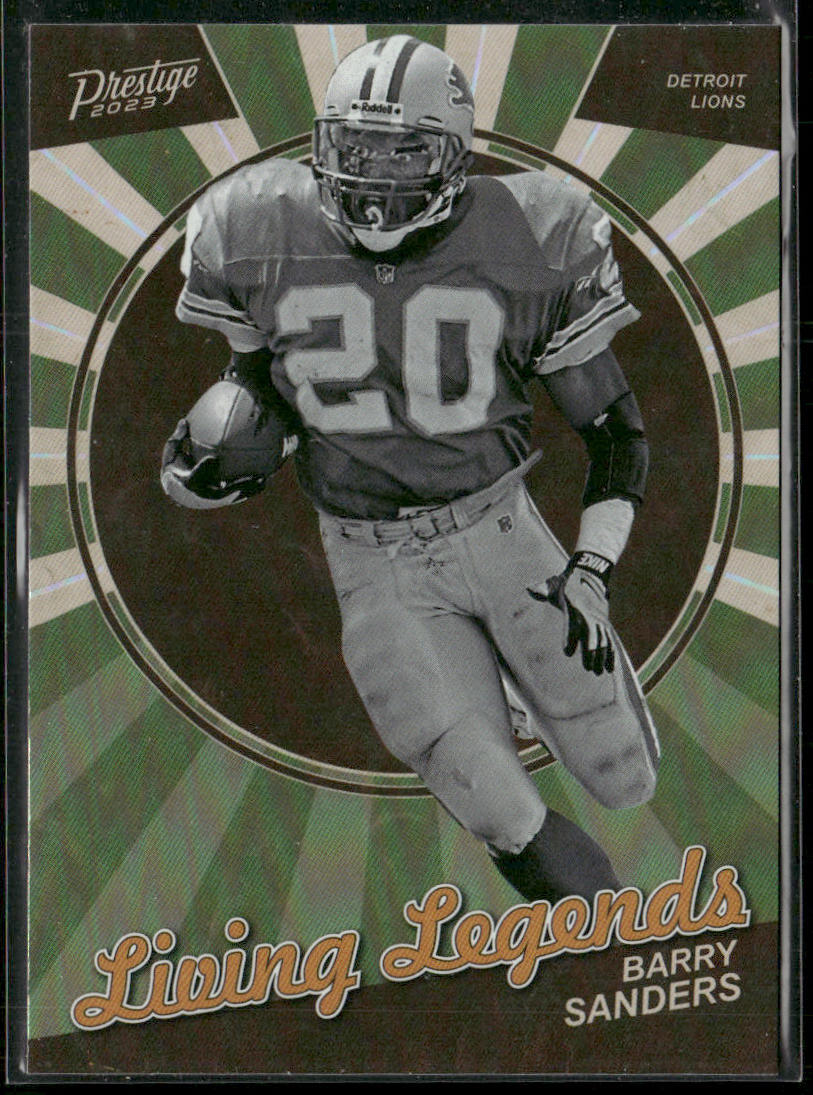 Barry Sanders 2023 Panini Prestige Living Legends #LL-4 Detroit Lions