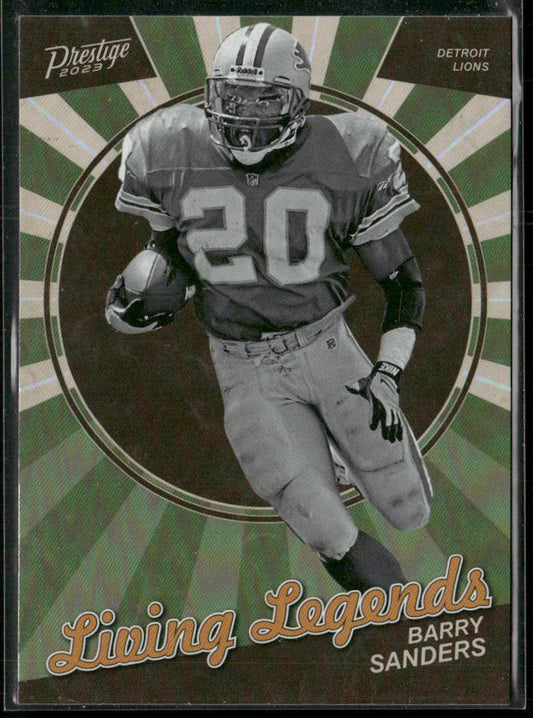Barry Sanders 2023 Panini Prestige Living Legends #LL-4 Detroit Lions
