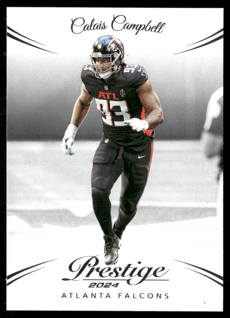 Calais Campbell 2024 Panini Prestige #16 Atlanta Falcons