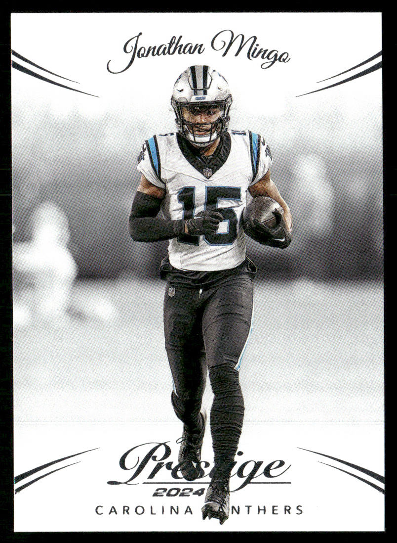 Jonathan Mingo 2024 Panini Prestige #42 Carolina Panthers