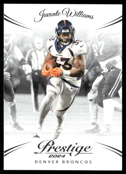 Javonte Williams 2024 Panini Prestige #87 Denver Broncos