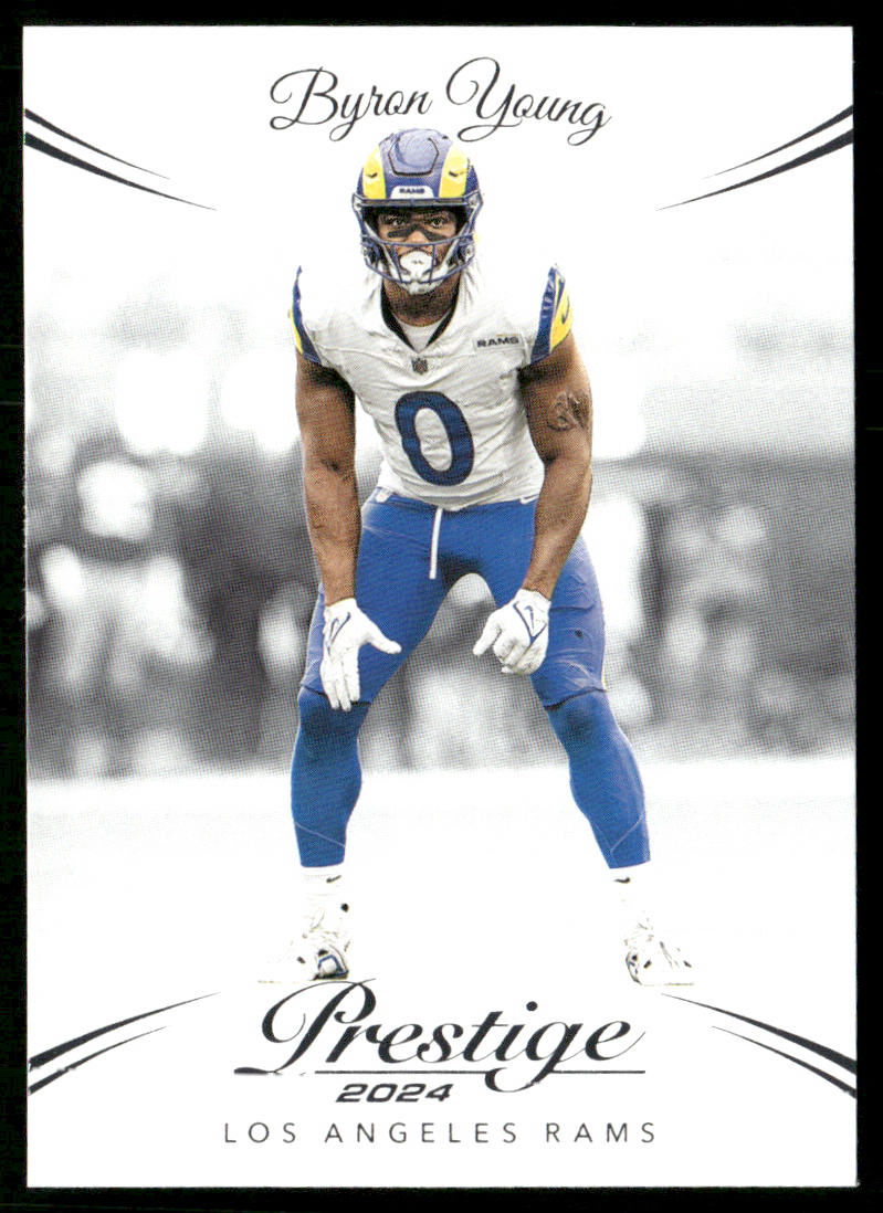 Byron Young 2024 Panini Prestige #178 Los Angeles Rams