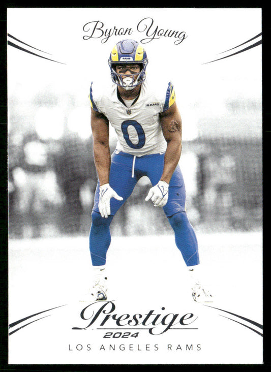 Byron Young 2024 Panini Prestige #178 Los Angeles Rams