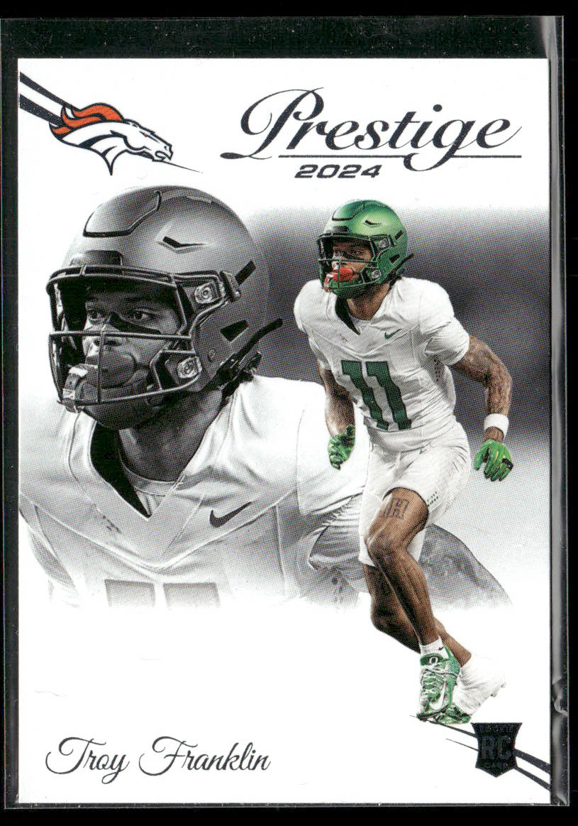 Troy Franklin 2024 Panini Prestige #328 RC Denver Broncos