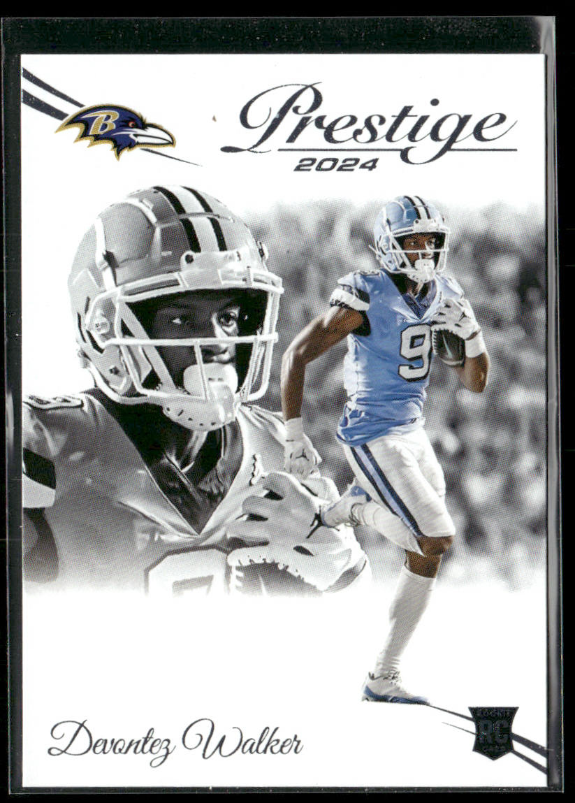 Devontez Walker 2024 Panini Prestige #368 RC Baltimore Ravens