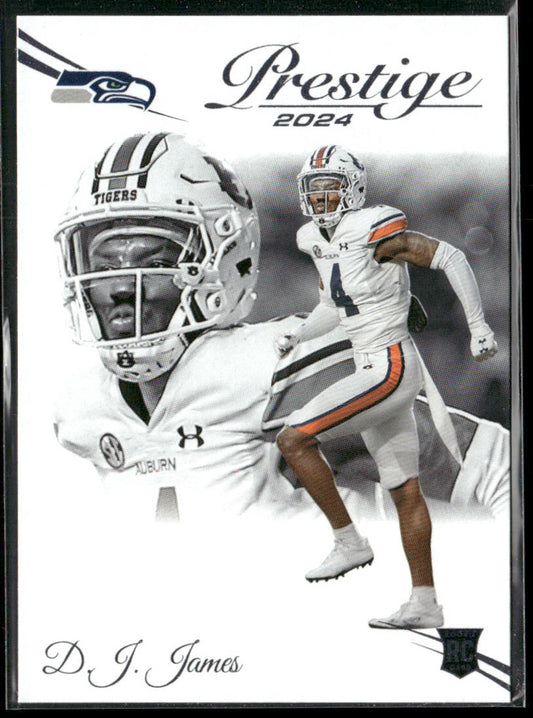 D.J. James 2024 Panini Prestige #377 RC Seattle Seahawks