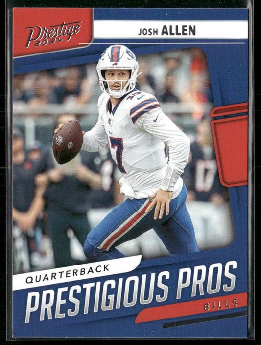 Josh Allen 2024 Panini Prestige Prestigious Pros #PP-JAN Buffalo Bills