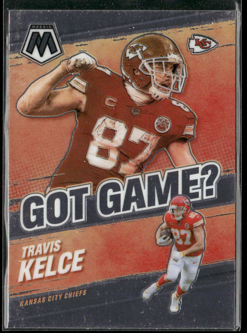 Travis Kelce 2021 Panini Mosaic Got Game? #GG-21 Kansas City Chiefs