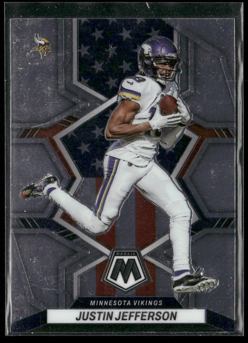 Justin Jefferson 2022 Panini Mosaic #264 Minnesota Vikings