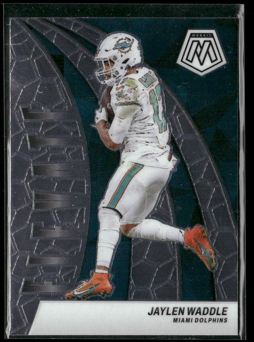Jaylen Waddle 2024 Panini Mosaic Elevate Mosaic #18 Miami Dolphins