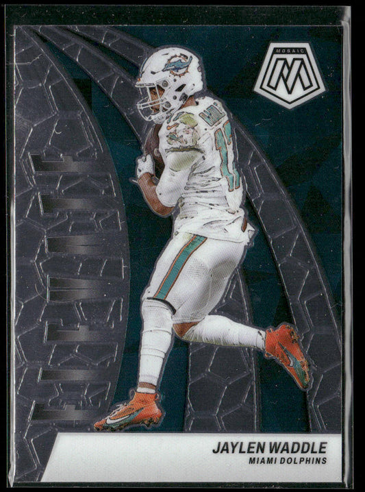 Jaylen Waddle 2024 Panini Mosaic Elevate Mosaic #18 Miami Dolphins
