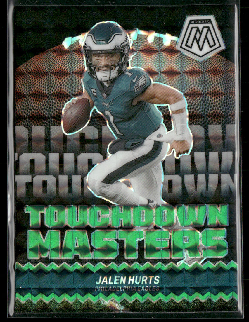 Jalen Hurts 2024 Mosaic Touchdown Masters Mosaic Green #TM-JHS Eagles