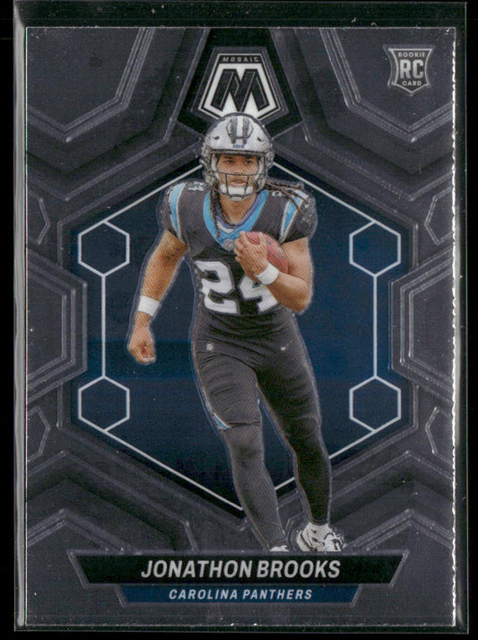 Jonathon Brooks 2024 Panini Mosaic #345 RC Carolina Panthers