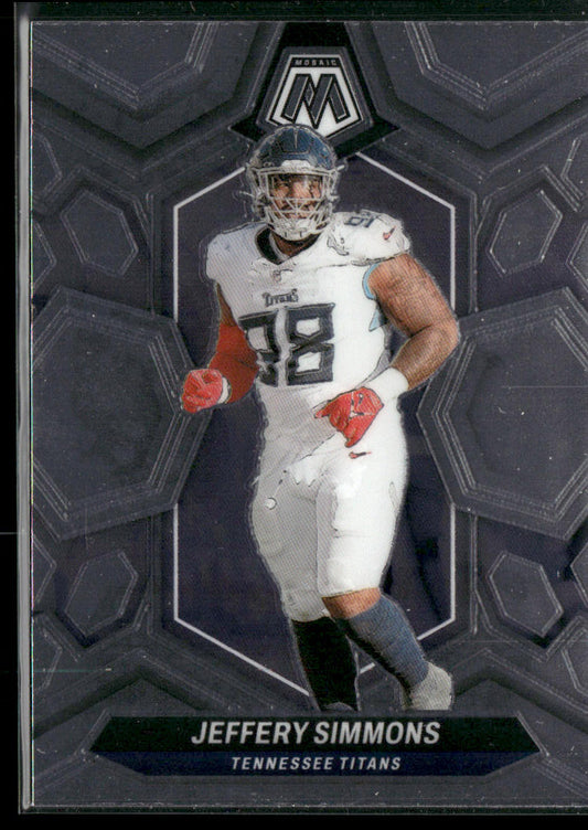 Jeffery Simmons 2024 Panini Mosaic Silver #215 Tennessee Titans