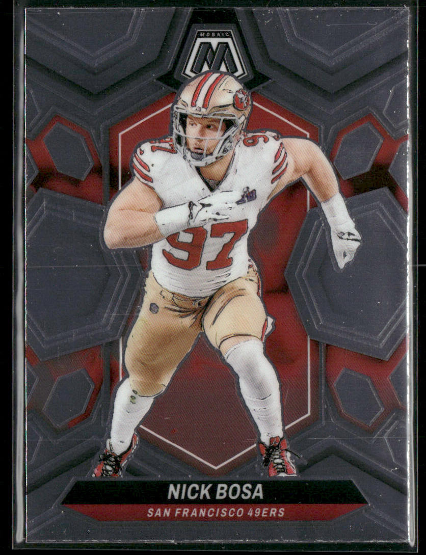 Nick Bosa 2024 Panini Mosaic #195 San Francisco 49ers
