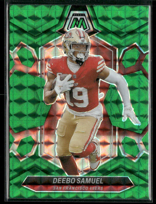 Deebo Samuel 2024 Panini Mosaic Mosaic Green #192 San Francisco 49ers