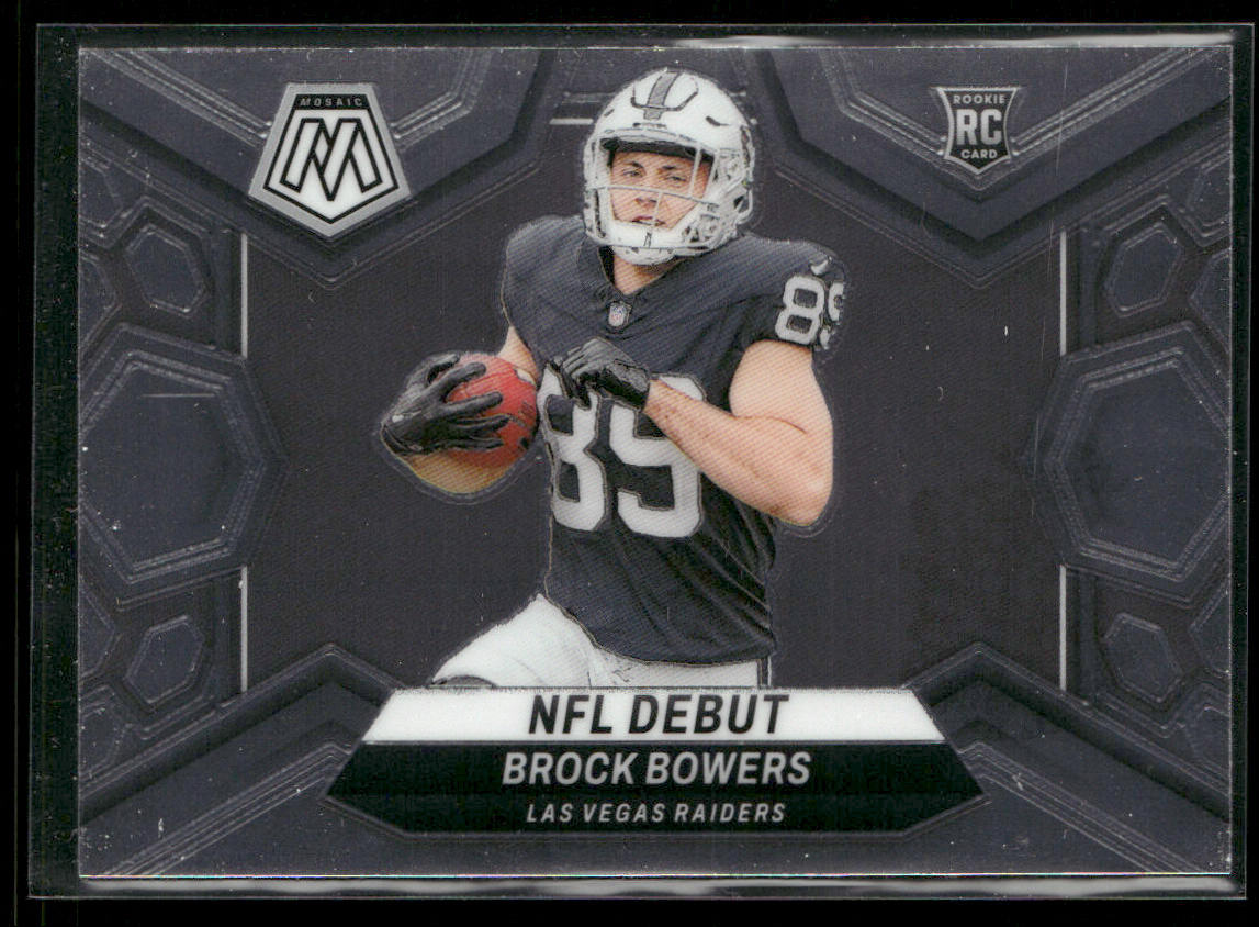 Brock Bowers 2024 Panini Mosaic #286 Las Vegas Raiders