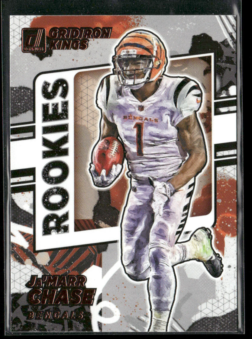 Ja'Marr Chase 2021 Donruss Rookie Gridiron Kings #RGK-JMC Cincinnati Bengals