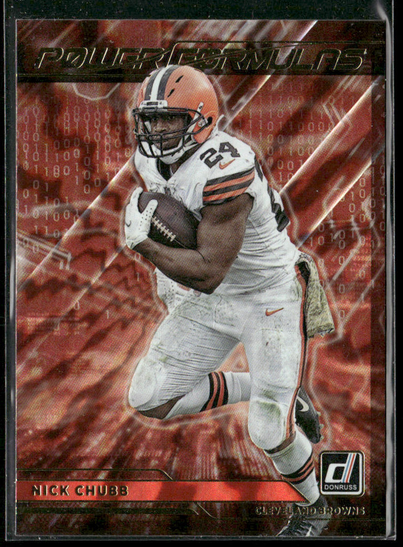 Nick Chubb 2021 Donruss Power Formulas #PF5 Cleveland Browns