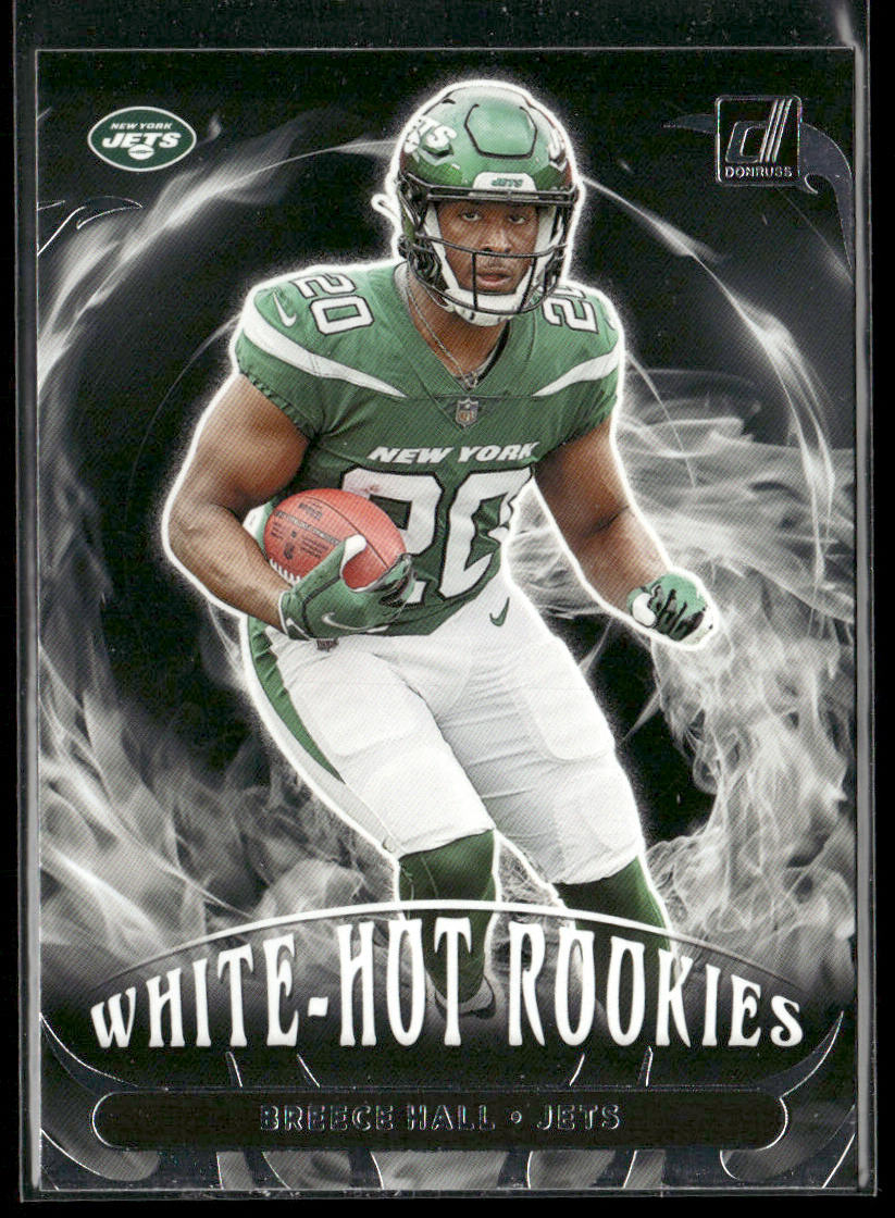 Breece Hall 2022 Donruss White Hot Rookies #WHR-6 New York Jets