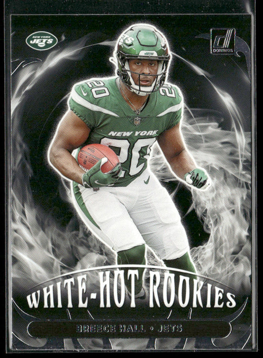 Breece Hall 2022 Donruss White Hot Rookies #WHR-6 New York Jets