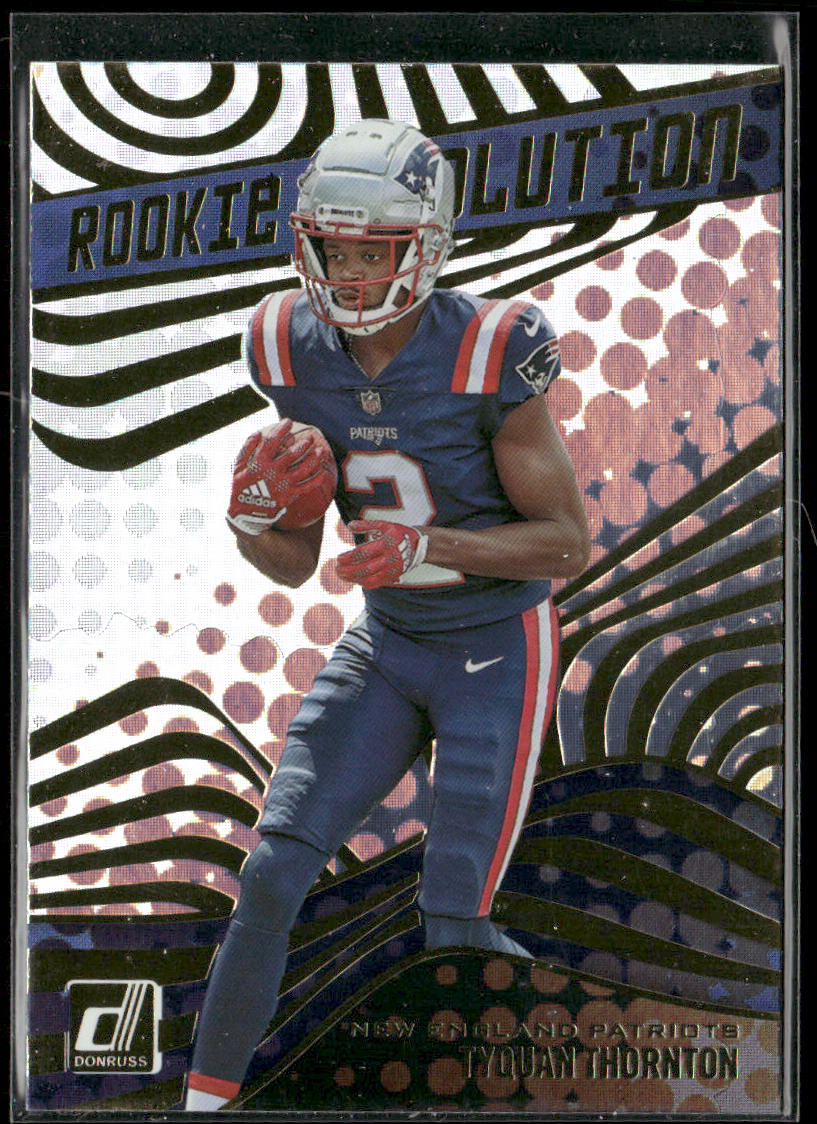 Tyquan Thornton 2022 Donruss Rookie Revolution #REV-21 New England Patriots