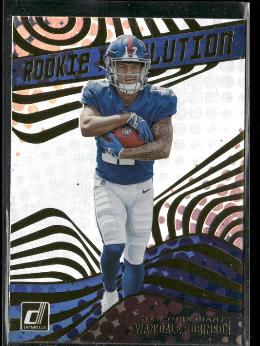 Wan'Dale Robinson 2022 Donruss Rookie Revolution #REV-19 New York Giants
