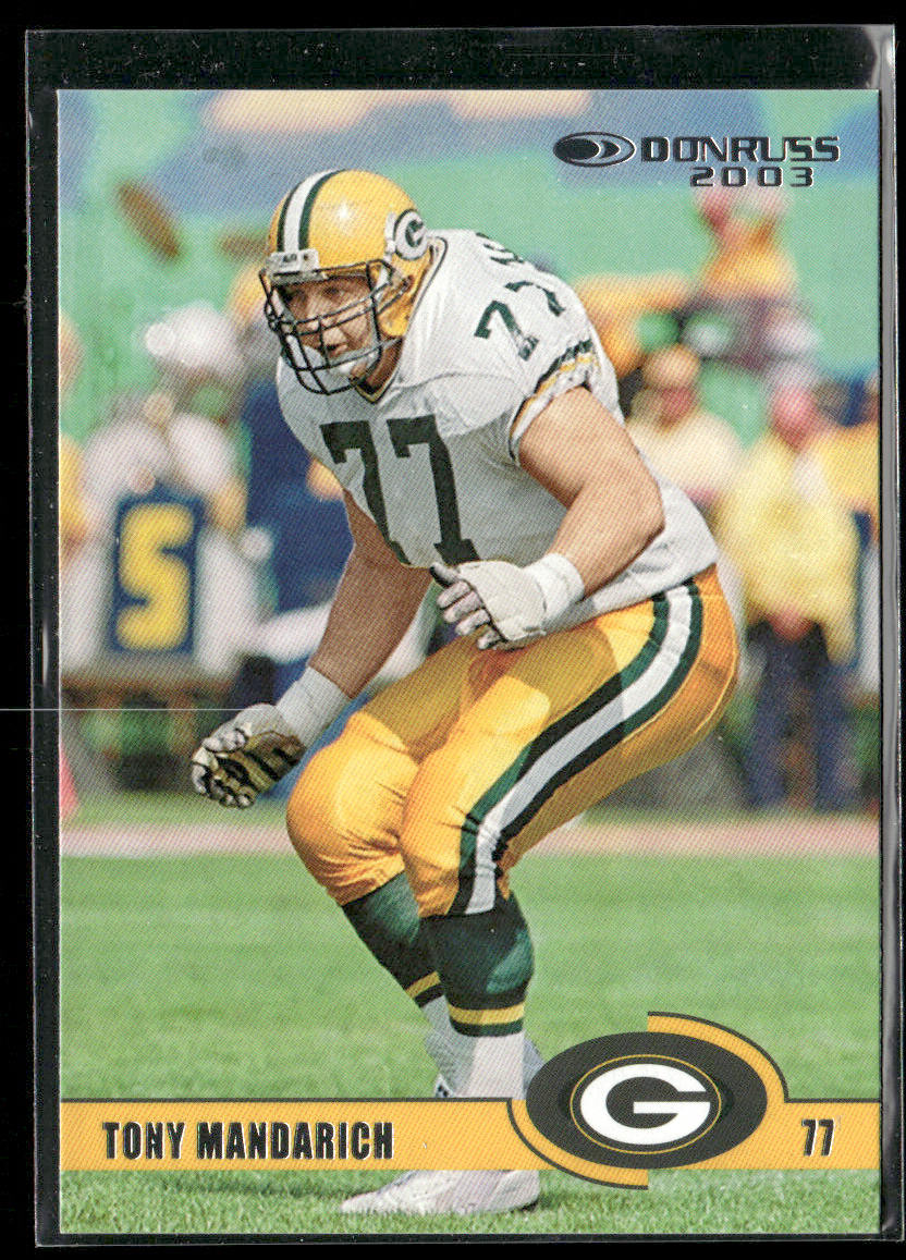Tony Mandarich 2023 Donruss Retro 2003 #35 Green Bay Packers