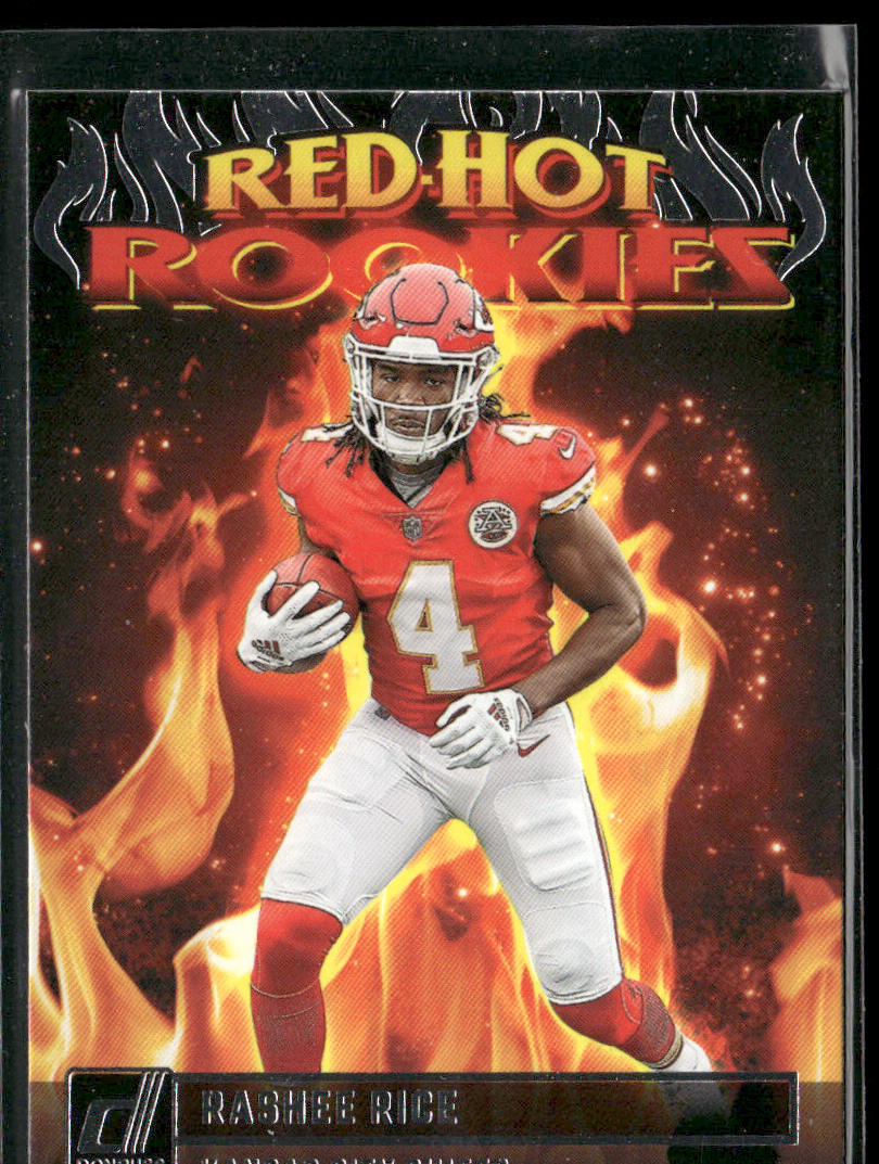 Rashee Rice 2023 Donruss Red Hot Rookies #RHR-9 Kansas City Chiefs