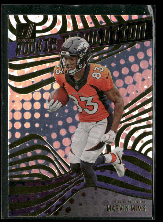 Marvin Mims 2023 Donruss Rookie Revolution #RR-37 Denver Broncos