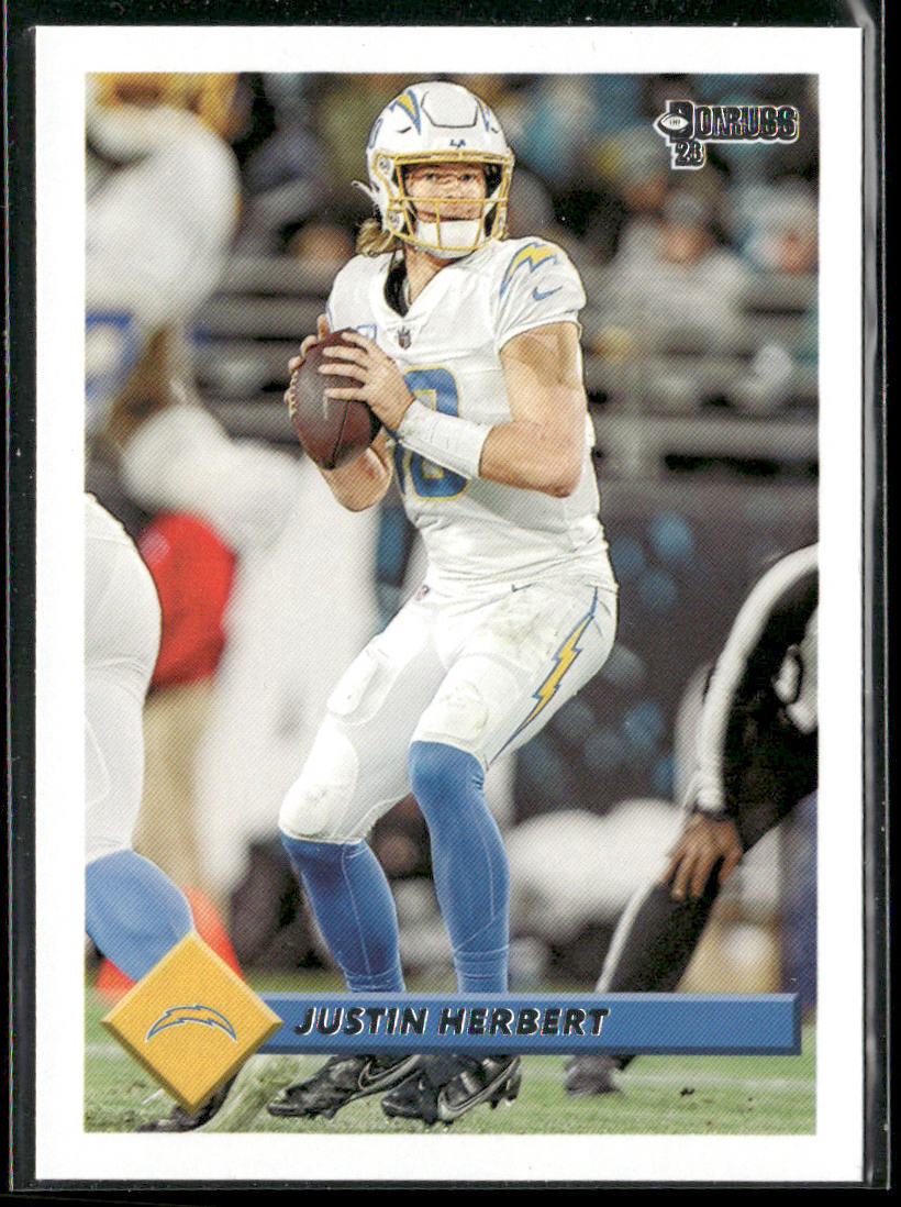 Justin Herbert 2023 Donruss Retro 1993 #R93-21 Los Angeles Chargers