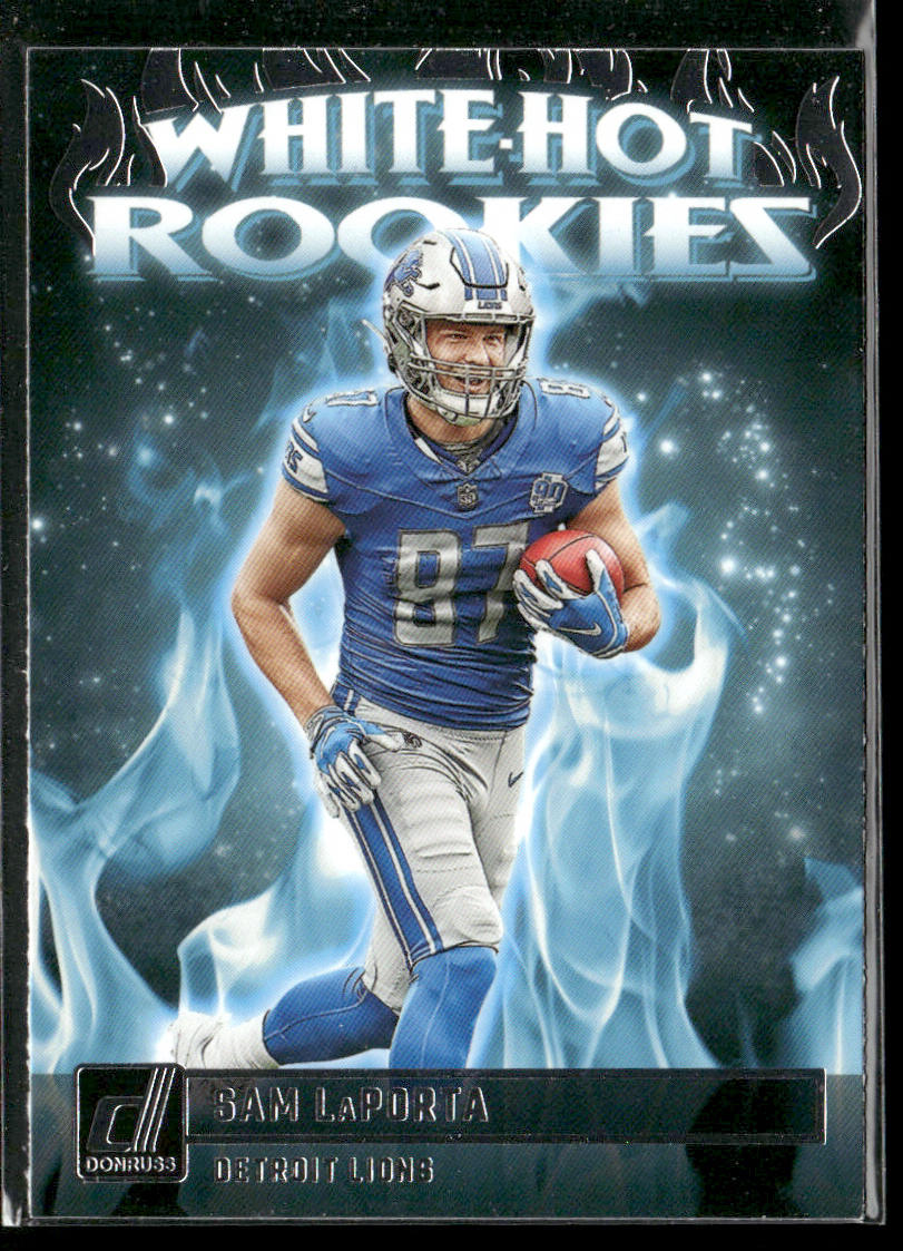 Sam LaPorta 2023 Donruss White Hot Rookies #WHR-6 Detroit Lions