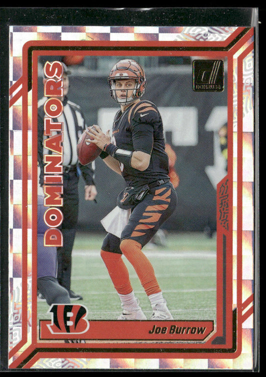 Joe Burrow 2023 Donruss Dominators #D-15 Cincinnati Bengals