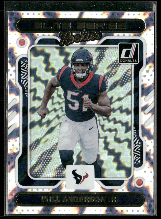 Will Anderson Jr. 2023 Donruss Elite Series Rookies #1 Houston Texans