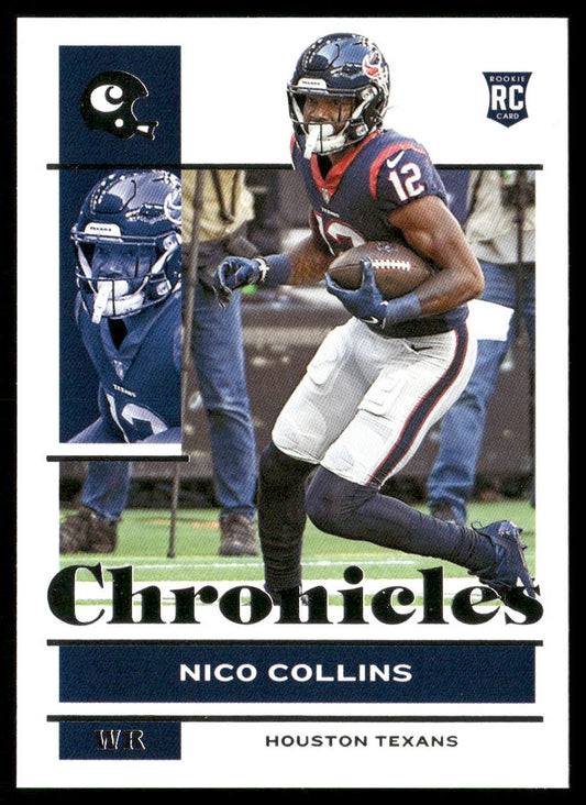 Nico Collins 2021 Panini Chronicles #35 RC Houston Texans