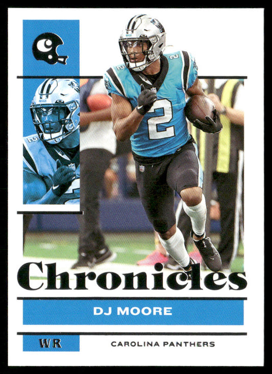 DJ Moore 2021 Panini Chronicles #13 Carolina Panthers
