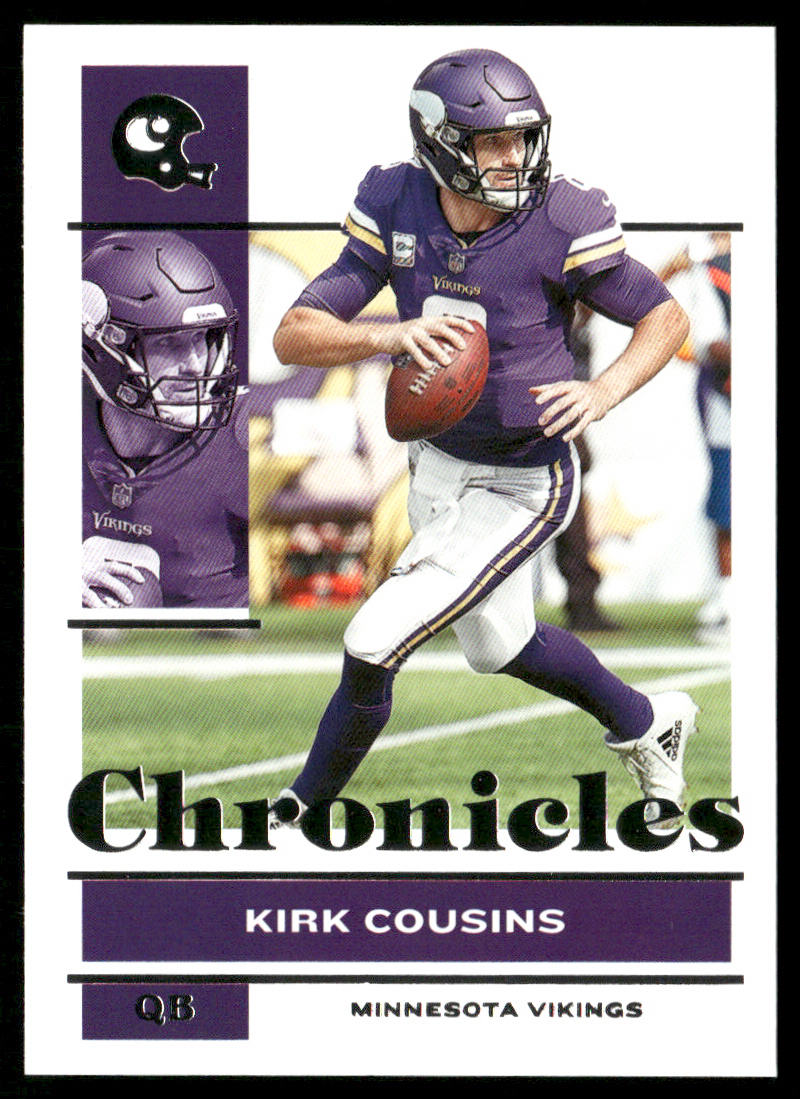 Kirk Cousins 2021 Panini Chronicles Black #51 SN Minnesota Vikings