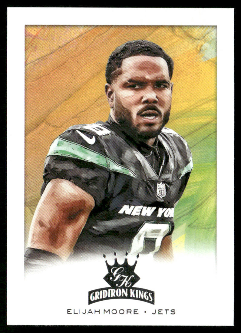 Elijah Moore 2021 Panini Chronicles Gridiron Kings #GK-30 New York Jets