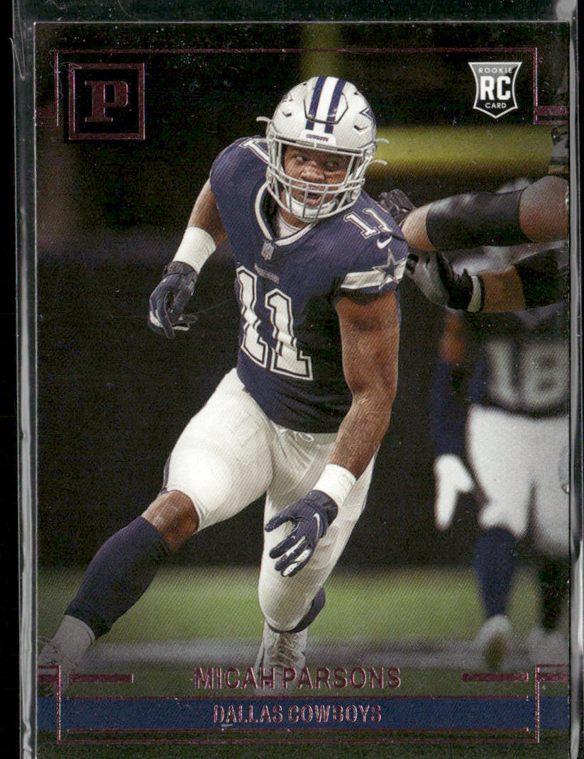 Micah Parsons 2021 Panini Chronicles Panini #PA-35 Dallas Cowboys