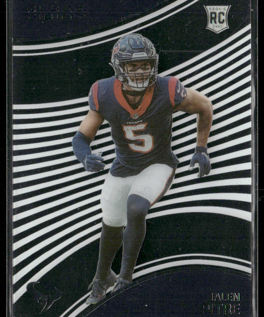 Jalen Pitre 2022 Panini Chronicles Clear Vision Rookies #CVR-23 Houston Texans