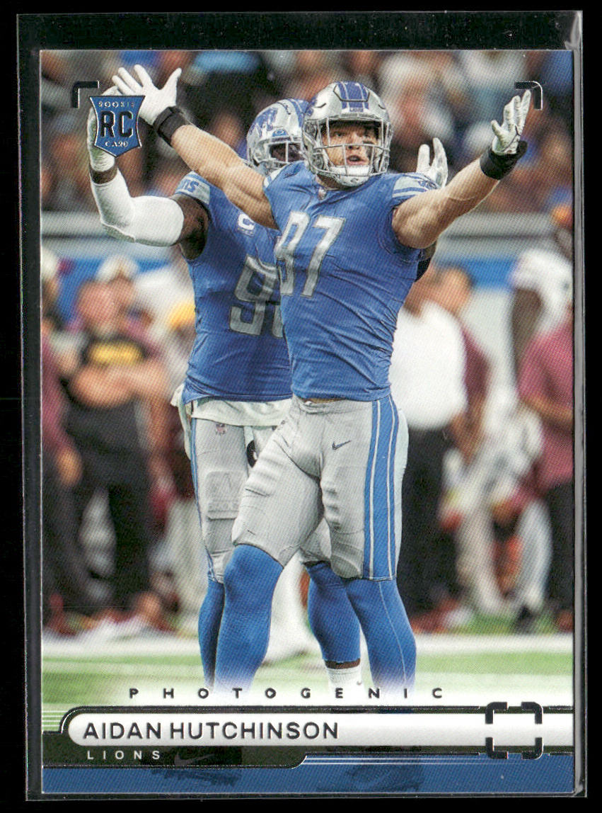 Aidan Hutchinson 2022 Panini Chronicles Photogenic #PH-42 Detroit Lions