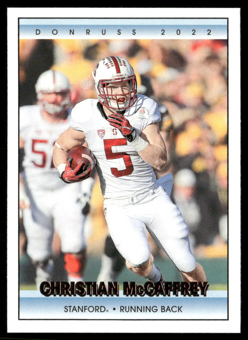 Christian McCaffrey 2022 Panini Chronicles Draft Picks Donruss Retro #4 Cardinal