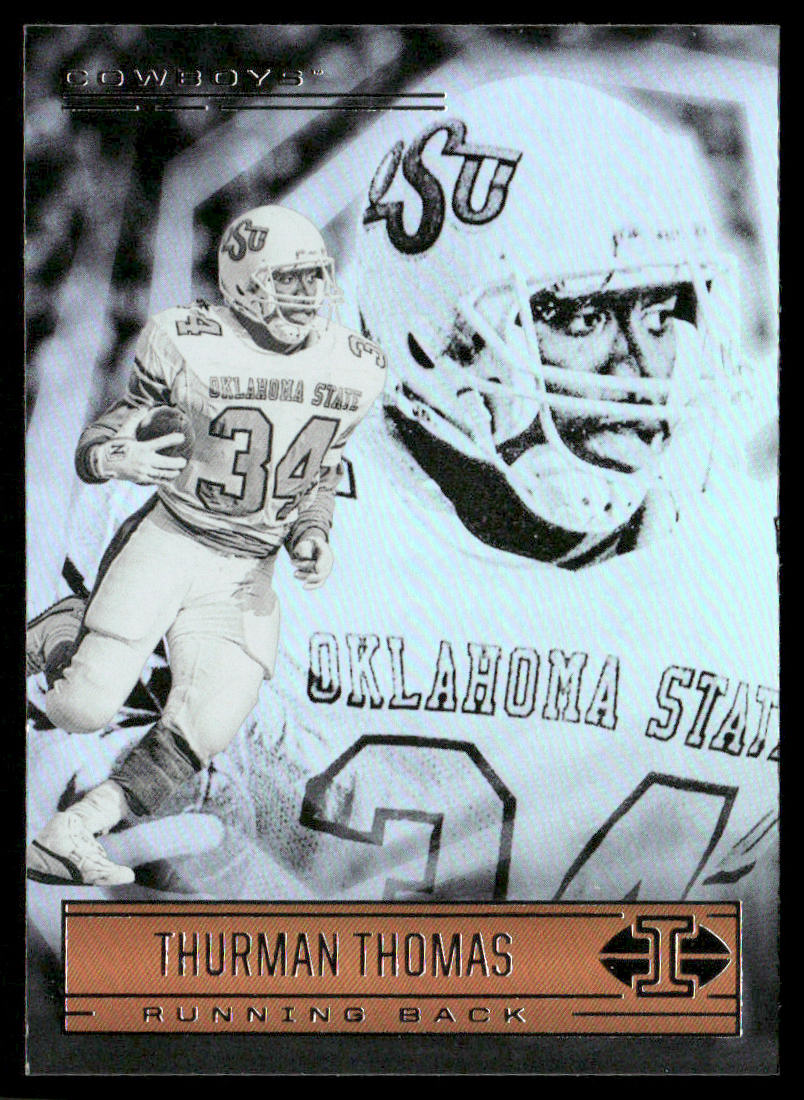Thurman Thomas 2022 Panini Chronicles Draft Picks Illusions #11 Cowboys