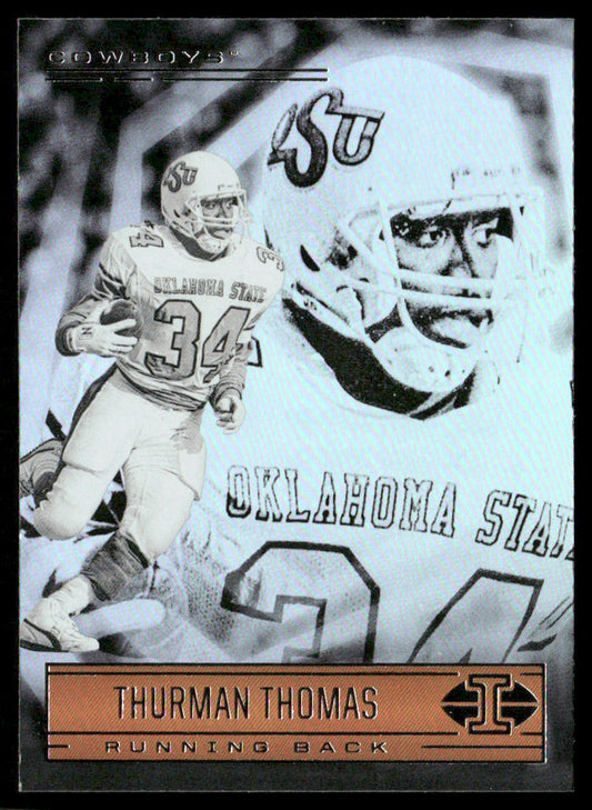 Thurman Thomas 2022 Panini Chronicles Draft Picks Illusions #11 Cowboys