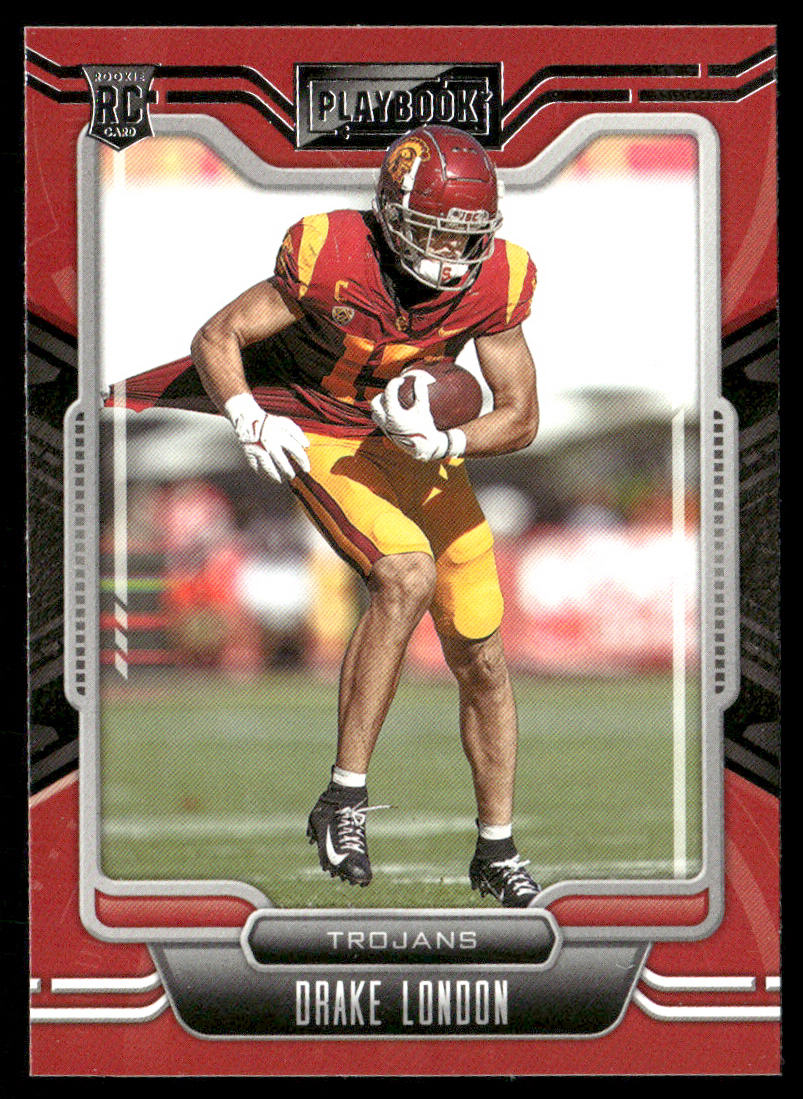 Drake London 2022 Panini Chronicles Draft Picks Playbook #11 USC Trojans