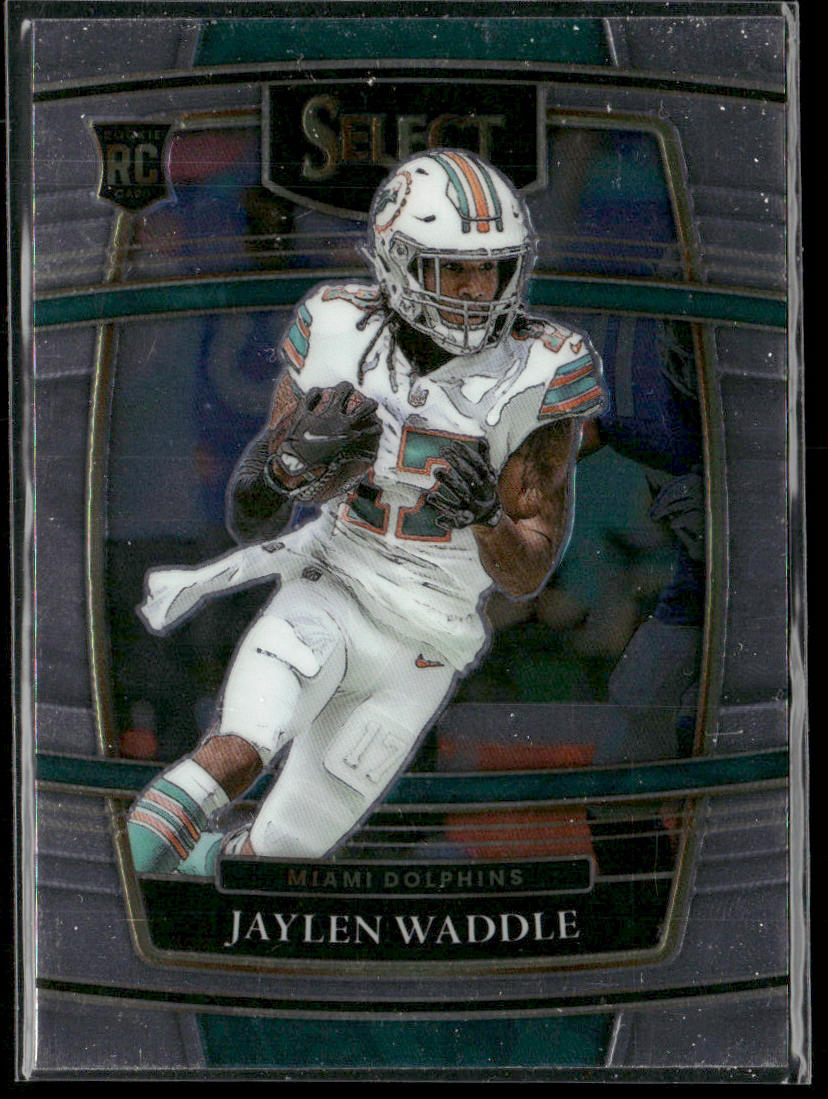 Jaylen Waddle 2021 Panini Select #48 RC Miami Dolphins