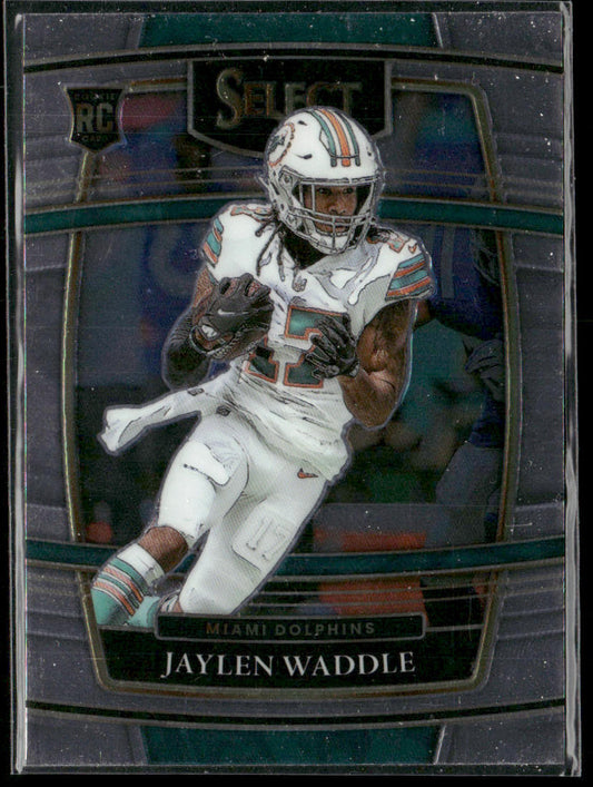 Jaylen Waddle 2021 Panini Select #48 RC Miami Dolphins