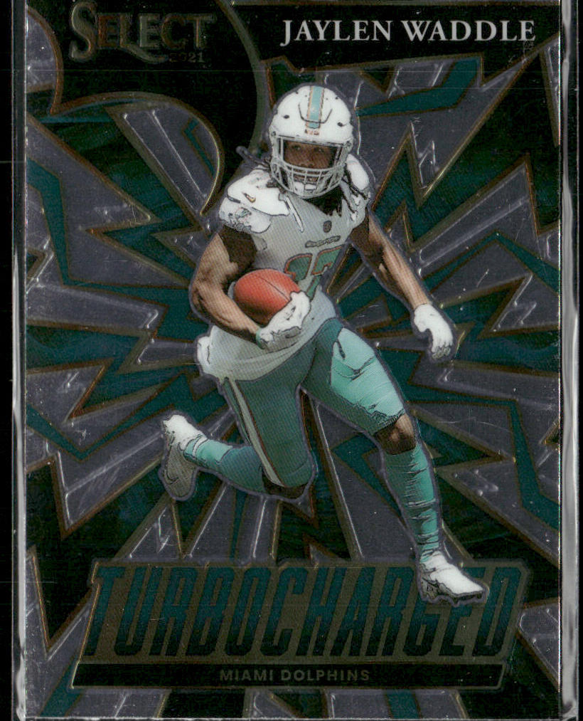 Jaylen Waddle 2021 Panini Select Turbocharged #TUR-9 Miami Dolphins